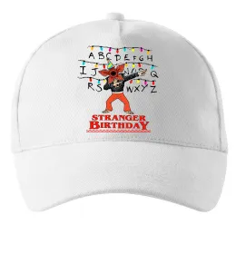 Кепка Stranger birthday Белый фото