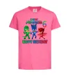 Дитяча футболка PJ Masks birthday 6 Яскраво-рожевий фото