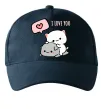 Кепка Peach and Goma love you Темно-синій фото