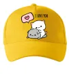 Кепка Peach and Goma love you Сонячно жовтий фото