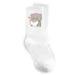 Шкарпетки Котики в обіймах Білий фото