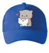 Кепка Котики в обіймах Яскраво-синій фото