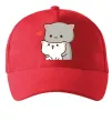 Кепка Котики в обіймах Червоний фото