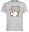 Чоловіча футболка Котики в обіймах Сірий фото