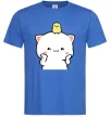 Чоловіча футболка Котики Peach and Goma з каченям Яскраво-синій фото