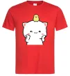 Чоловіча футболка Котики Peach and Goma з каченям Червоний фото