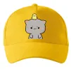 Кепка Котики Goma and Peach з каченям Сонячно жовтий фото