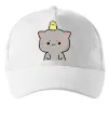 Кепка Котики Goma and Peach з каченям Білий фото