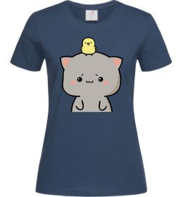Женская футболка Котики Goma and Peach з каченям