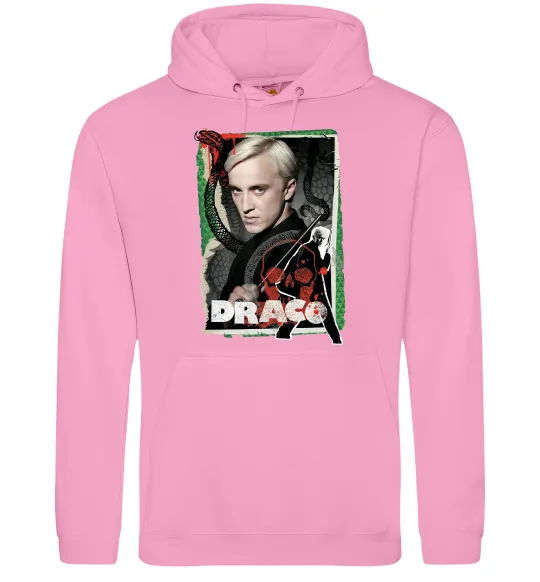 Мужская толстовка (худи) Draco Розовый фото