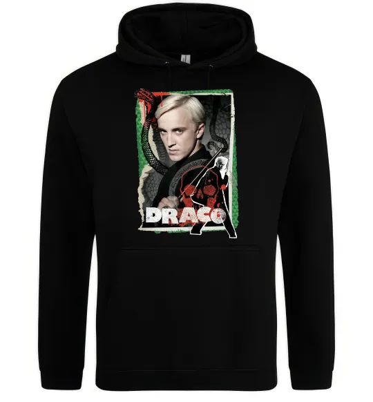 Женская толстовка (худи) Draco Черный фото