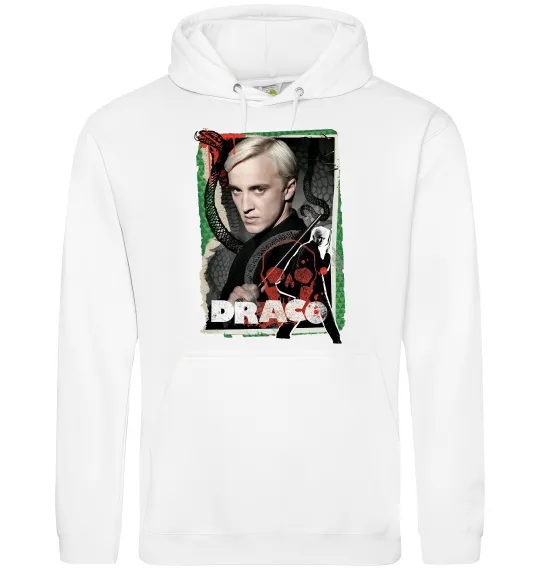 Женская толстовка (худи) Draco Белый фото