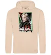 Женская толстовка (худи) Draco Песочный фото