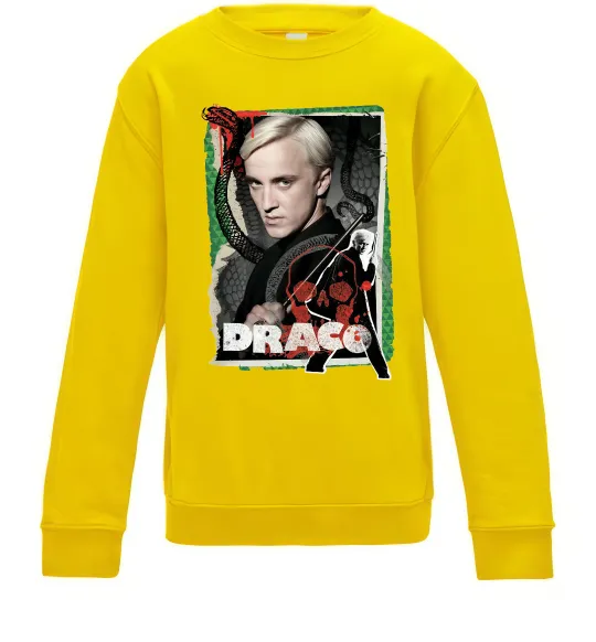 Детский Свитшот Draco Солнечно желтый фото