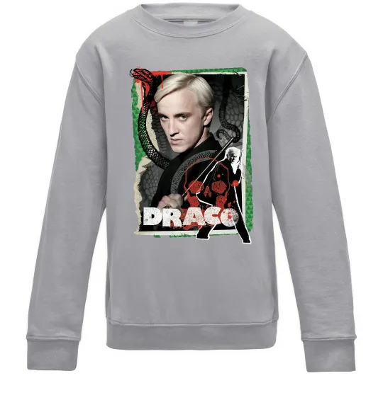 Детский Свитшот Draco Серый меланж фото