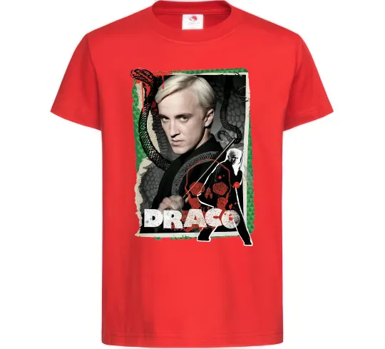 Детская футболка Draco Красный фото