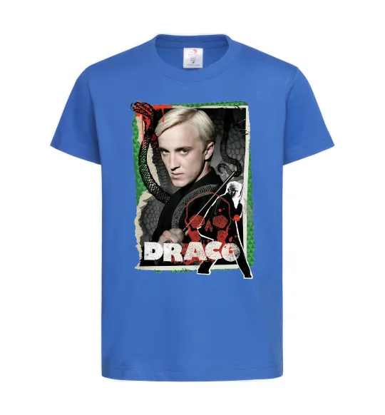Дитяча футболка Draco Яскраво-синій фото