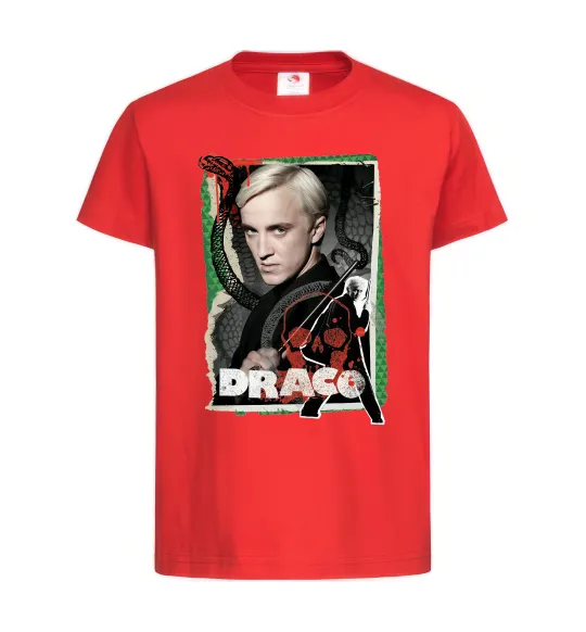 Дитяча футболка Draco Червоний фото