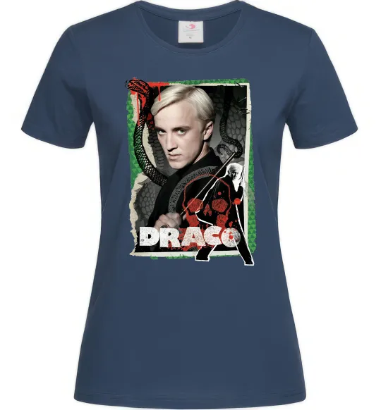 Женская футболка Draco Темно-синий фото