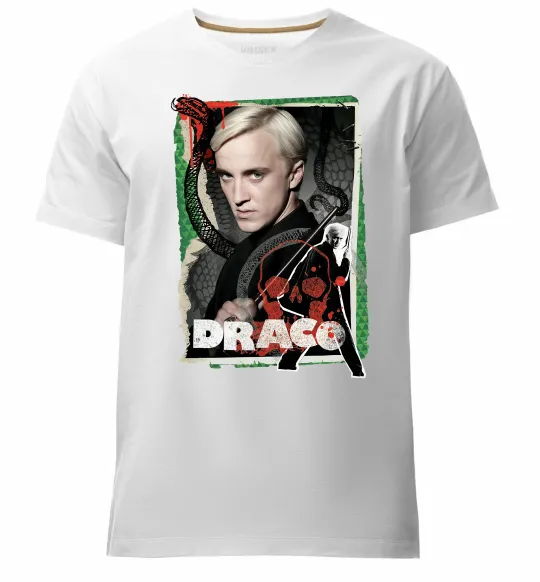 Мужская премиум футболка Draco Белый фото