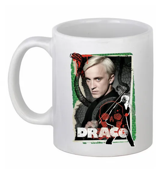 Чашка керамическая Draco Белый фото