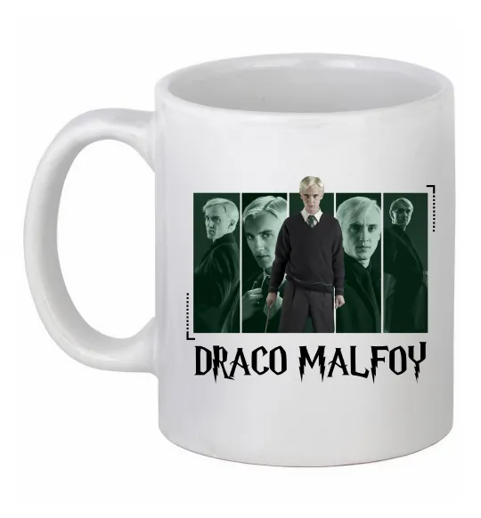 Чашка керамічна Драко Малфой Білий фото