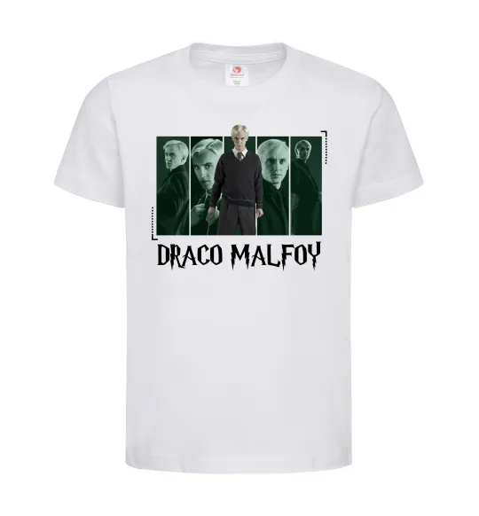 Дитяча футболка Драко Малфой Білий фото