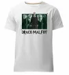 Чоловіча преміум футболка Драко Малфой Білий фото