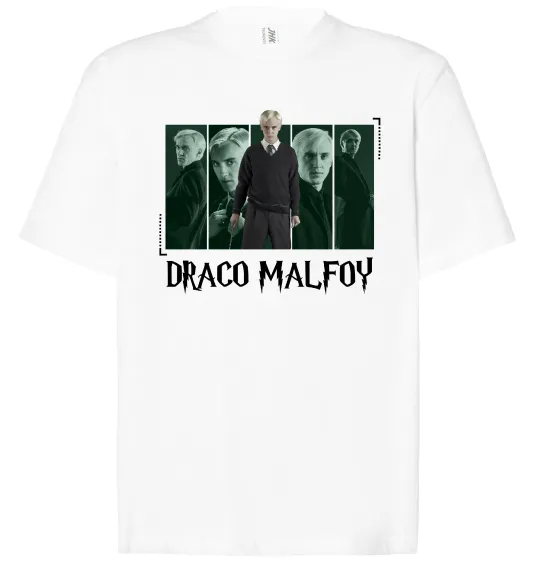 Футболка Оверсайз Драко Малфой Білий фото