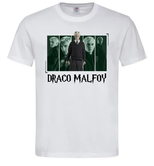 Чоловіча футболка Драко Малфой Білий фото