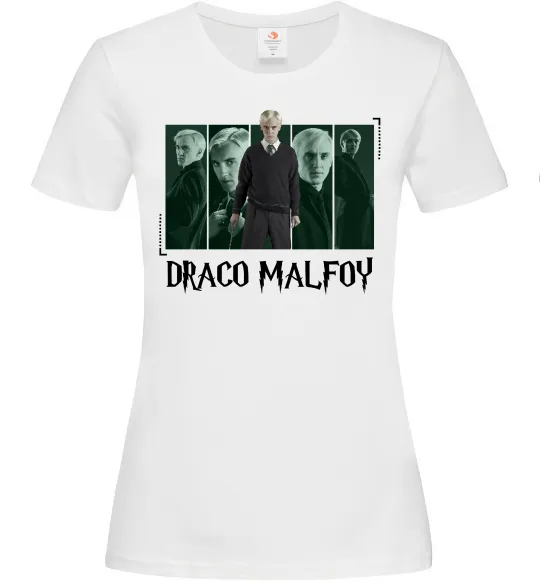 Жіноча футболка Драко Малфой Білий фото