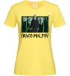 Жіноча футболка Драко Малфой Лимонний фото
