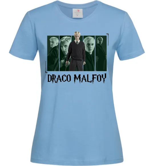 Жіноча футболка Драко Малфой Блакитний фото