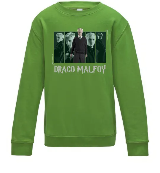 Дитячий світшот Драко Малфой Лаймовий фото