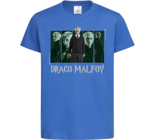 Дитяча футболка Драко Малфой Яскраво-синій фото