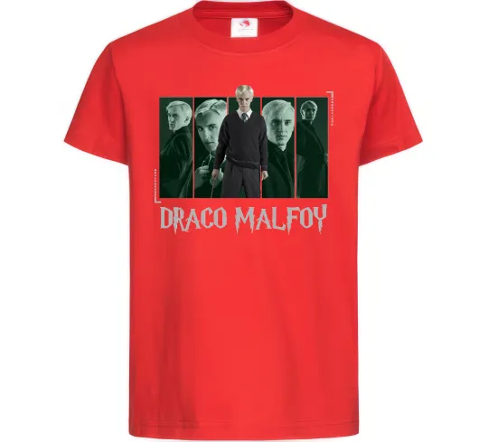 Дитяча футболка Драко Малфой Червоний фото