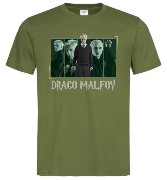 Чоловіча футболка Драко Малфой Оливковий фото