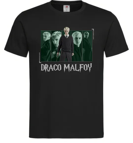 Чоловіча футболка Драко Малфой Чорний фото