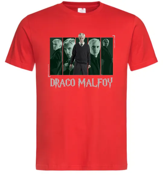Чоловіча футболка Драко Малфой Червоний фото