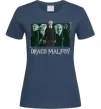 Жіноча футболка Драко Малфой Темно-синій фото