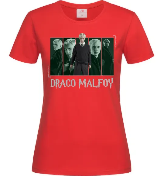 Жіноча футболка Драко Малфой Червоний фото