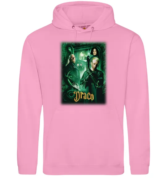 Чоловіча толстовка (худі) Драко Малфой Слизерин Рожевий фото
