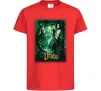 Дитяча футболка Драко Малфой Слизерин Червоний фото