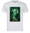 Чоловіча футболка Драко Малфой Слизерин Білий фото