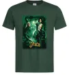 Чоловіча футболка Драко Малфой Слизерин Темно-зелений фото