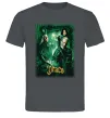 Чоловіча футболка Драко Малфой Слизерин Графіт фото