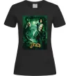 Жіноча футболка Драко Малфой Слизерин Чорний фото