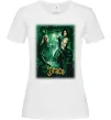 Жіноча футболка Драко Малфой Слизерин Білий фото