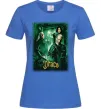 Жіноча футболка Драко Малфой Слизерин Яскраво-синій фото
