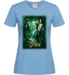 Жіноча футболка Драко Малфой Слизерин Блакитний фото